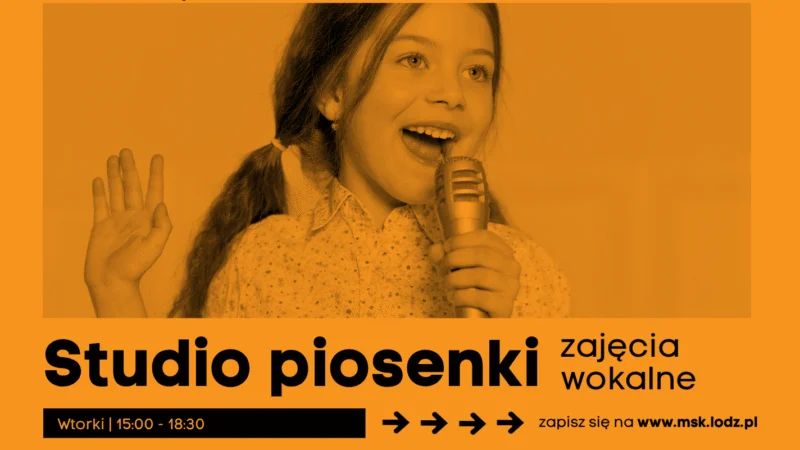Studio piosenki – zajęcia wokalne // zajęcia stałe // Dąbrowa // październik 2026