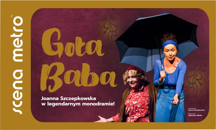GOŁA BABA Joanna Szczepkowska w legendarnym monodramie