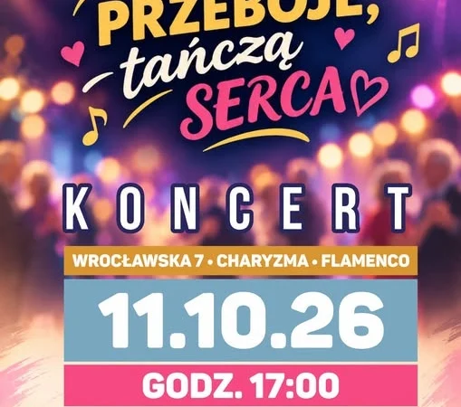 Koncert „Królują przeboje, tańczą serca!” w Żarach