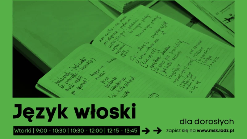 Język włoski – grupa zaawansowana // zajęcia stałe 502 // X 2026