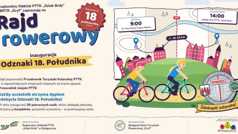 Rajd rowerowy „Inauguracja Odznaki 18. Południka”