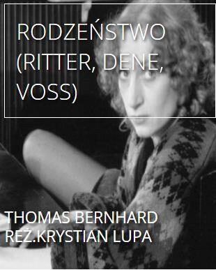 2 bilety Stary Teatr Rodzeństwo 19.02 18:00 I rząd